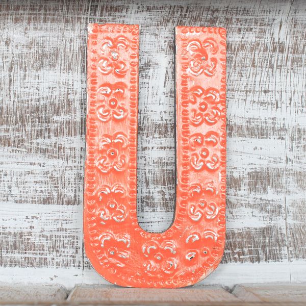 Slovo "U" - Razne Boje - 15 cm