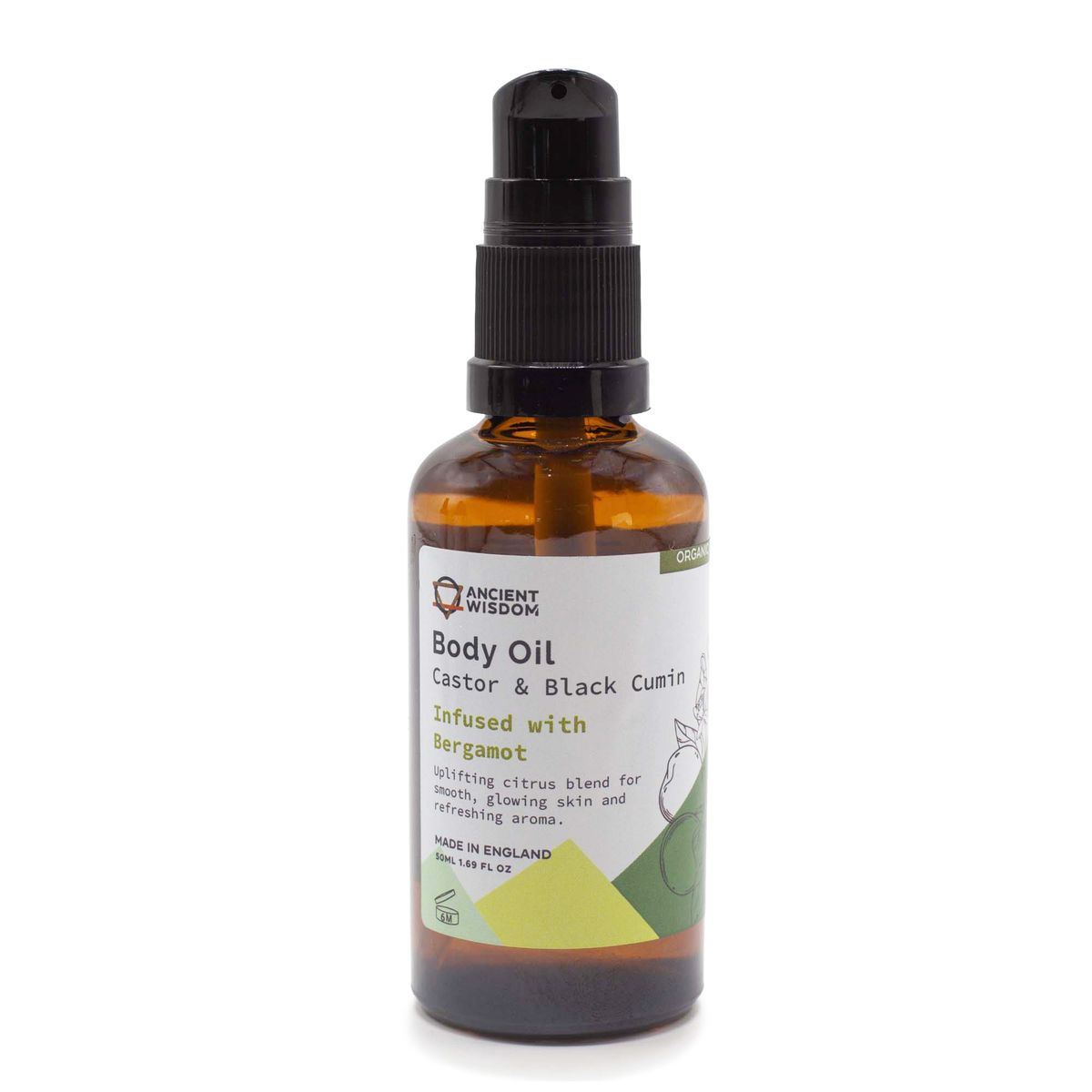 Óleo Corporal Orgânico 50 ml - Bergamota