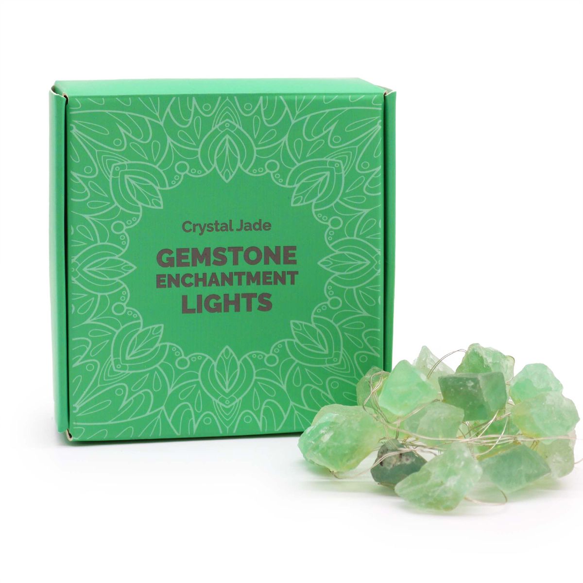 Luzes encantadoras de pedras preciosas - Jade cristalino