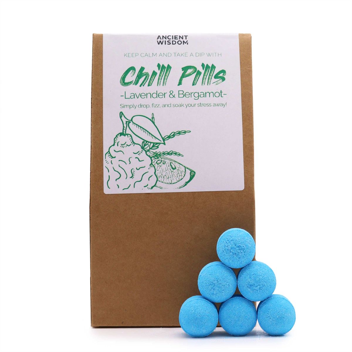 Conjunto de oferta Chill Pills 350 g - Lavanda e Bergamota