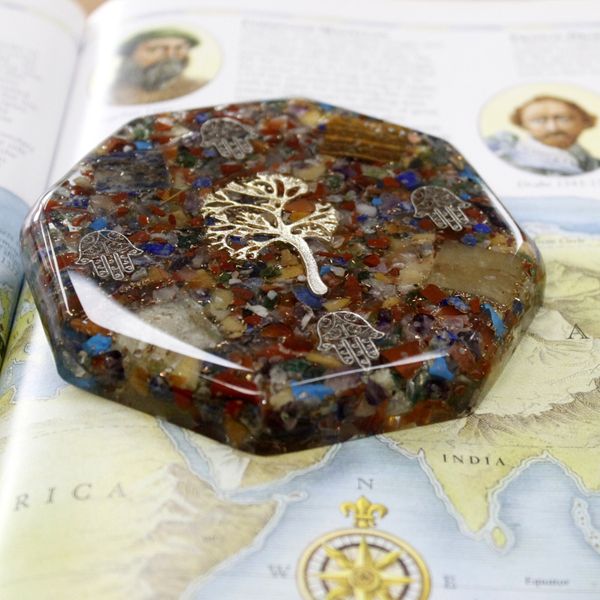 Presse-papiers Orgonite  - Arbre de Vie Tree of Life Large