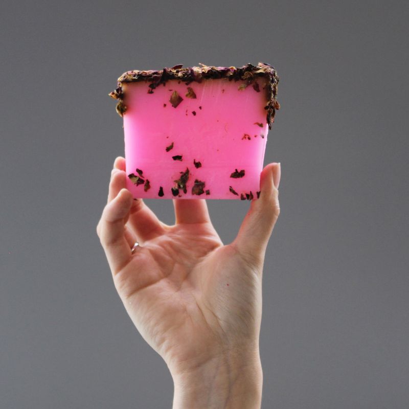 Pack of 13 Rose & Rose Petals Soap Bars