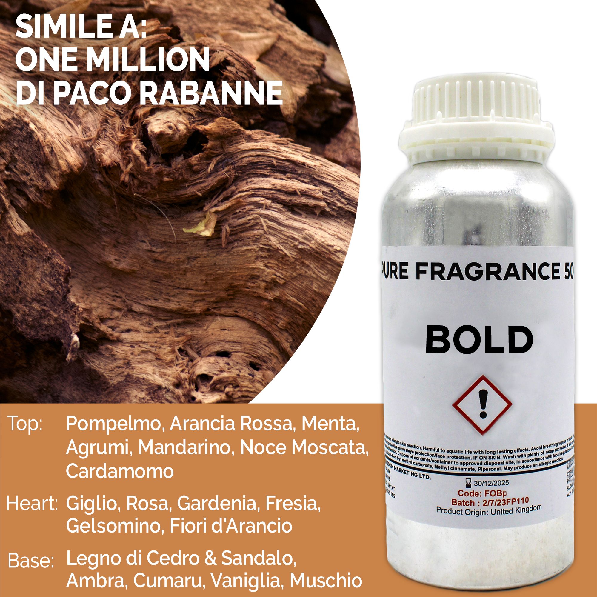 Fragranza Pura 500g - Audace