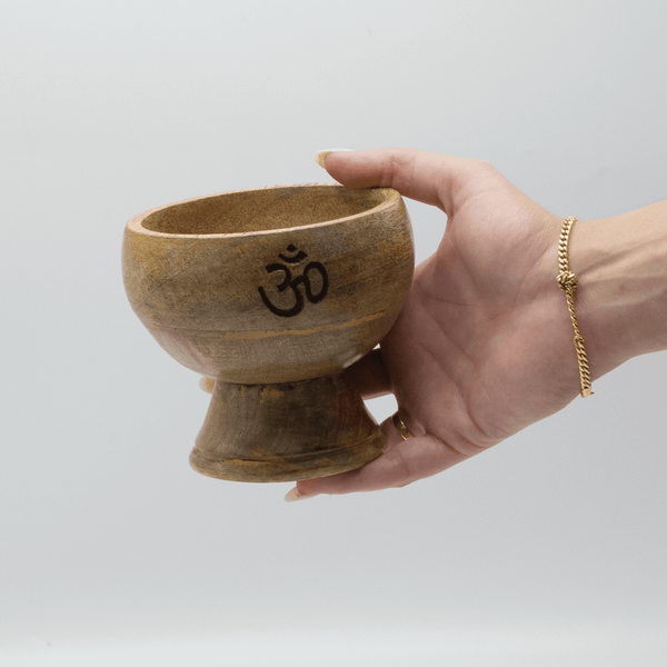 Grand Bol Rituel Porte-cône d'Encens 11x6 cm - Arbre de Vie