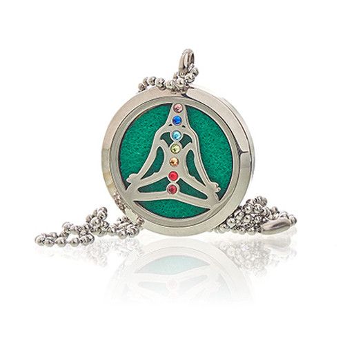 Colar de jóias de aromaterapia - chakra da ioga - 30mm