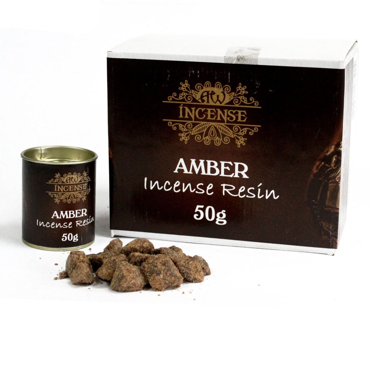 50 g de resina de âmbar
