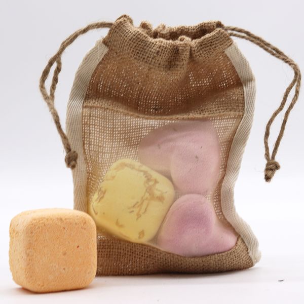 Bolsa Media de Juta  - 21x15cm