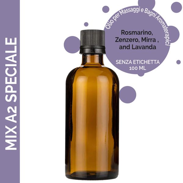 Olio per Massaggi 100ml - Mix A2 Speciale (No Etichetta)