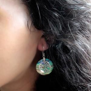 Pendientes de Nácar y Plata