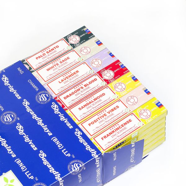 Pack de Exibição - Incensos Sortidos Satya 15 gramas