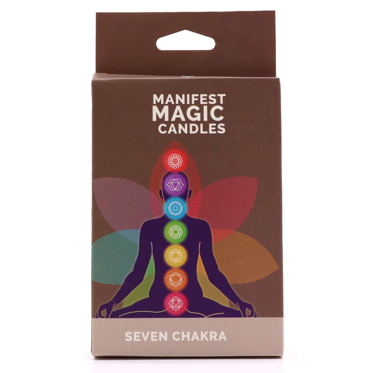 Velas do Manifesto dos Sete Chakras (pacote de 7)