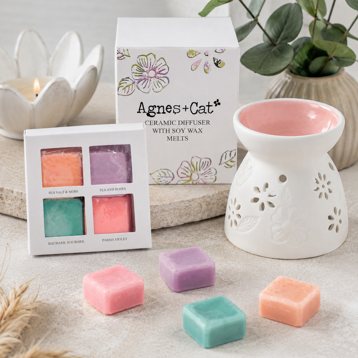 Agnes + Cat - керамічні аромалампи для воску