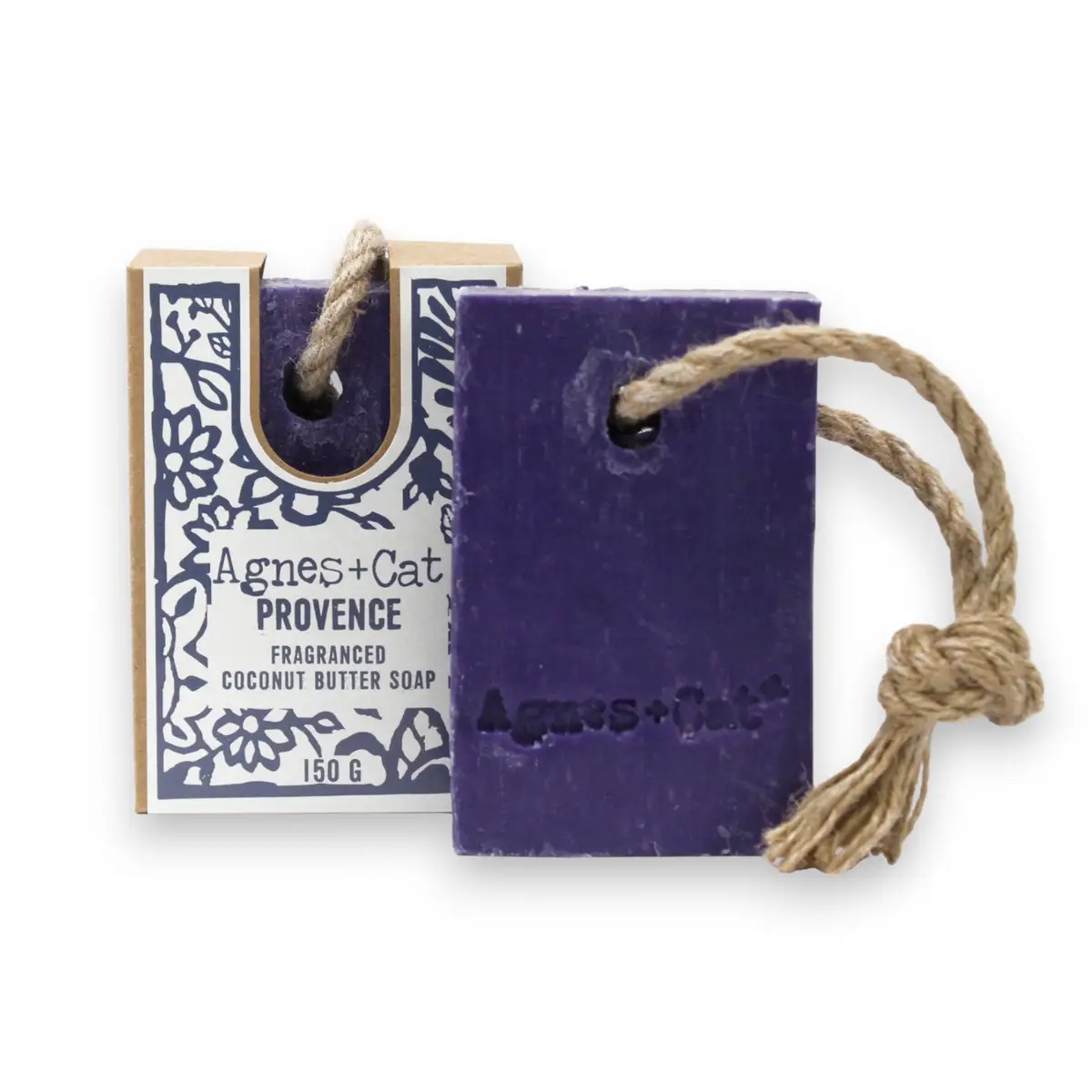 Agnes + Cat Soap On A Rope - Provence — Soap · GlowDuty apothecary