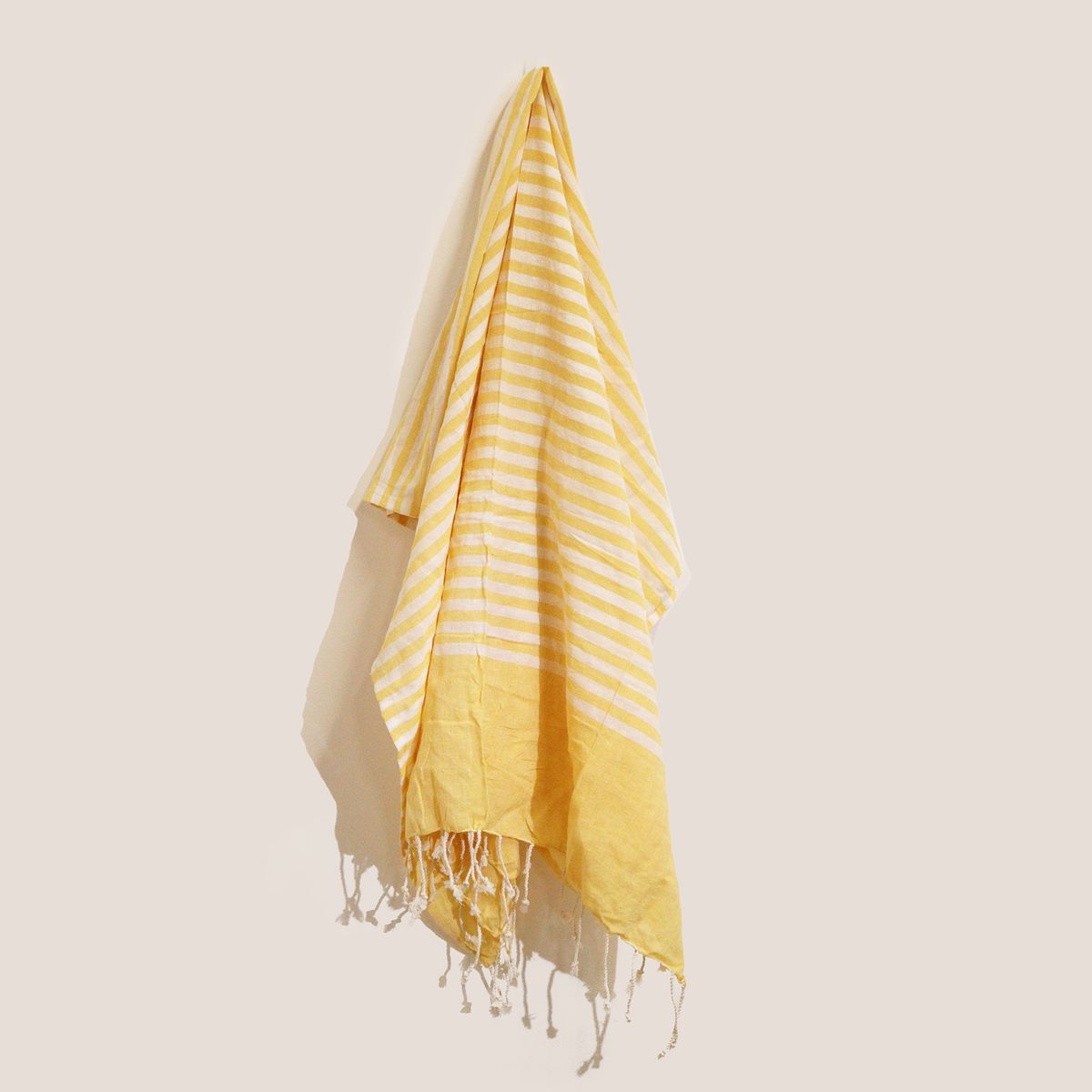Manta Pario - 100x180 cm - Amarelo Sol