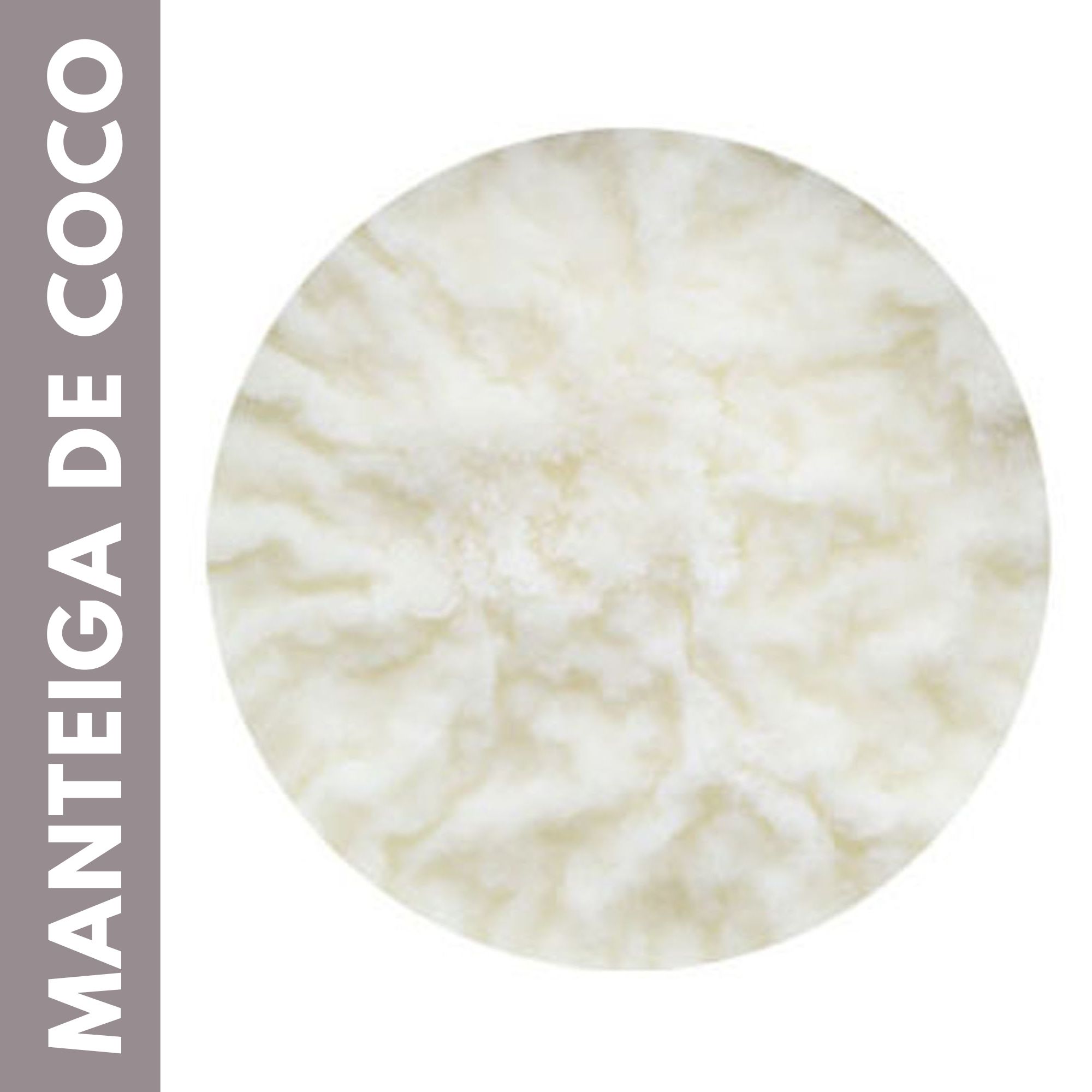 Pura Manteiga Corporal 90g - Manteiga de Coco - Sem rótulo
