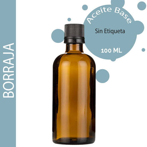 Aceite Base de Borraja - 100ml - Sin etiquetar