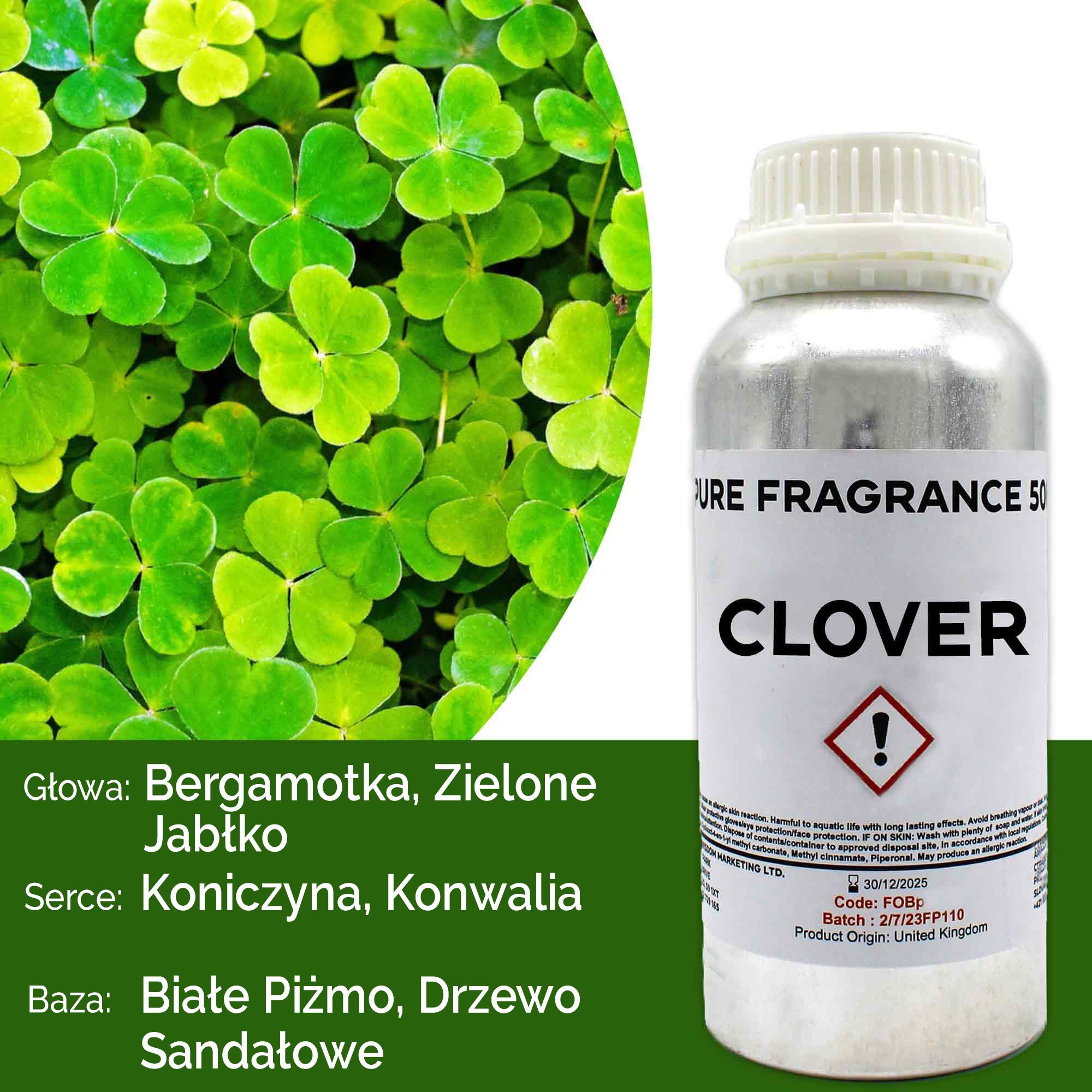 Olejek Zapachowy Czysty 500 ml - Koniczyna