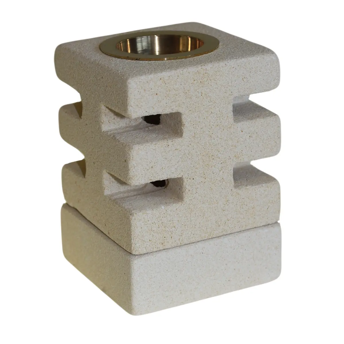 Stone Oil Burner - Abstract Cuts — Incense Burners · GlowDuty apothecary