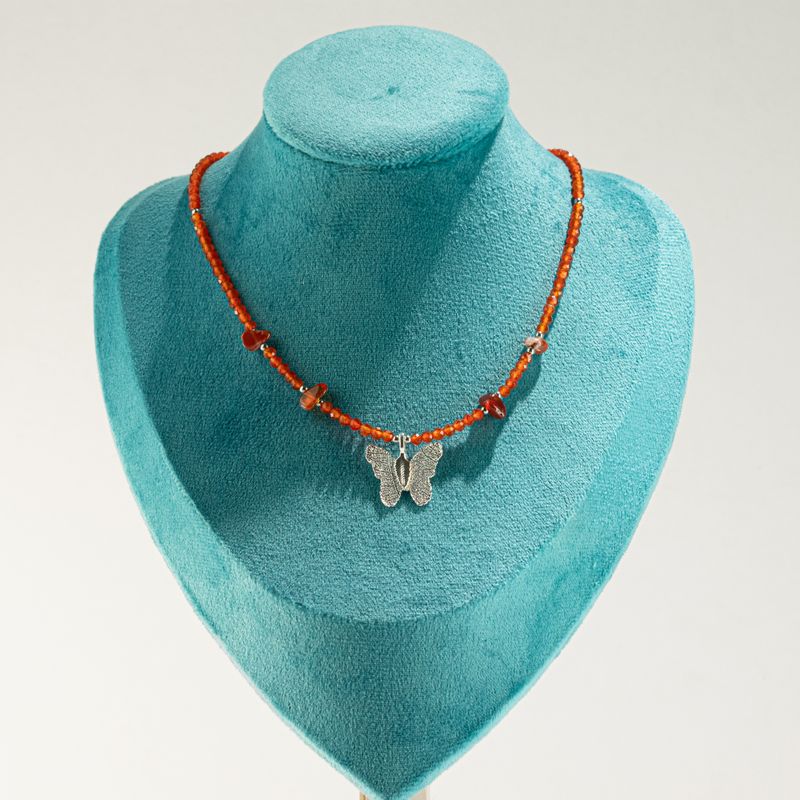 Nymph Spirit Gemstone Necklace Set - Blood Moon