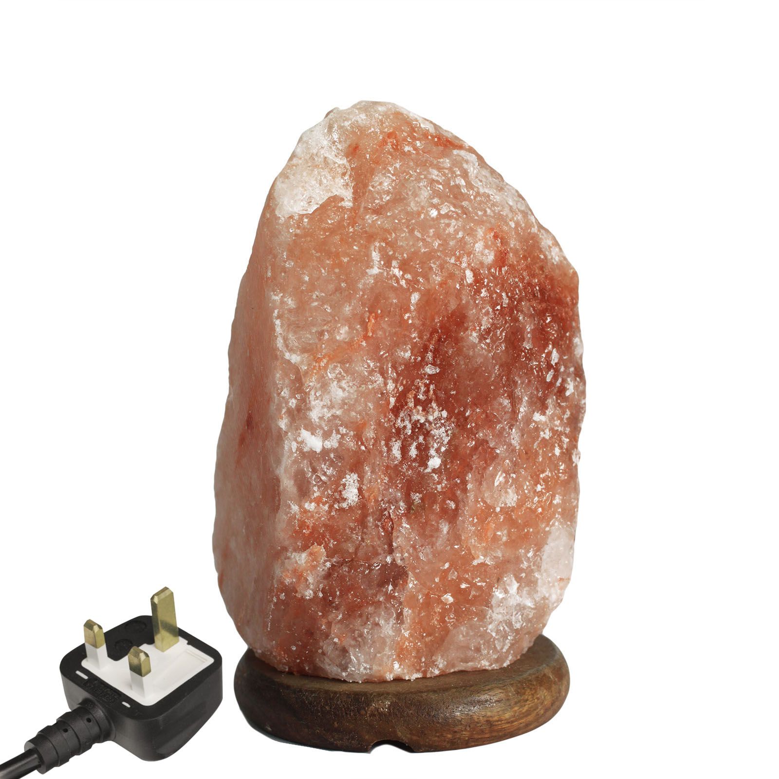 Lámpara de sal del Himalaya - & Base aprox. 2-3 kg
