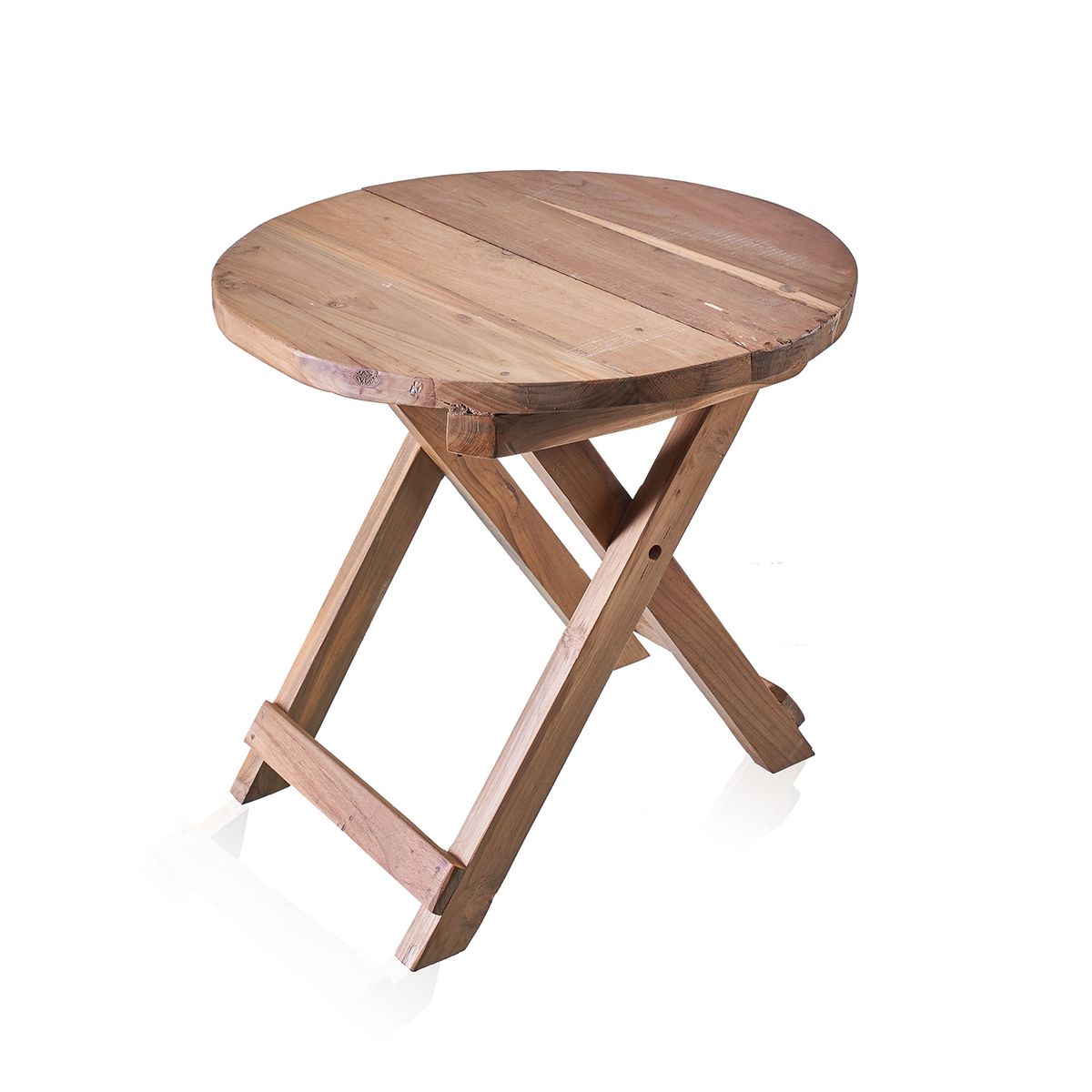 Mesa de centro redonda dobrável - 50x50 cm