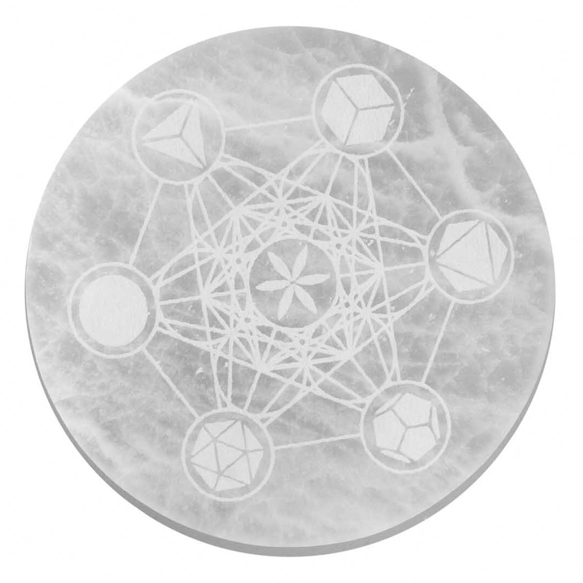 Placa de Carregamento Grande 18 cm - Geometria Sagrada