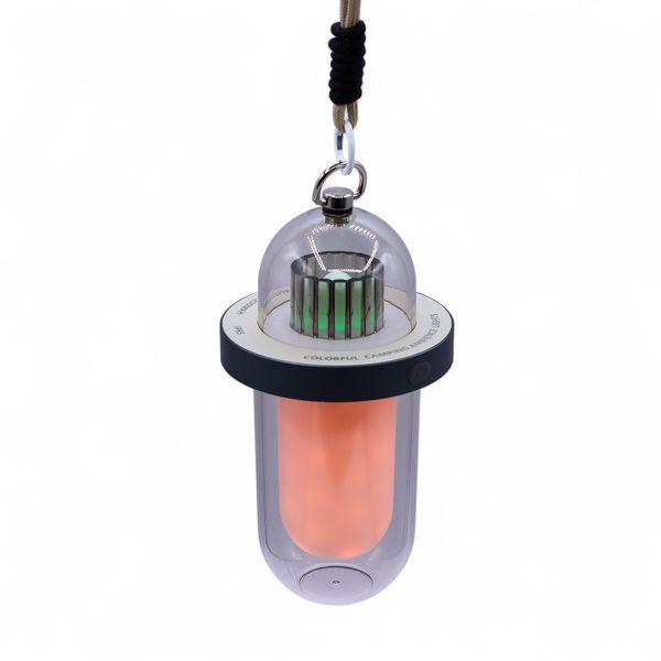 Lámpara con efecto de llama exterior - USB blanco - C recargable - Multicolor