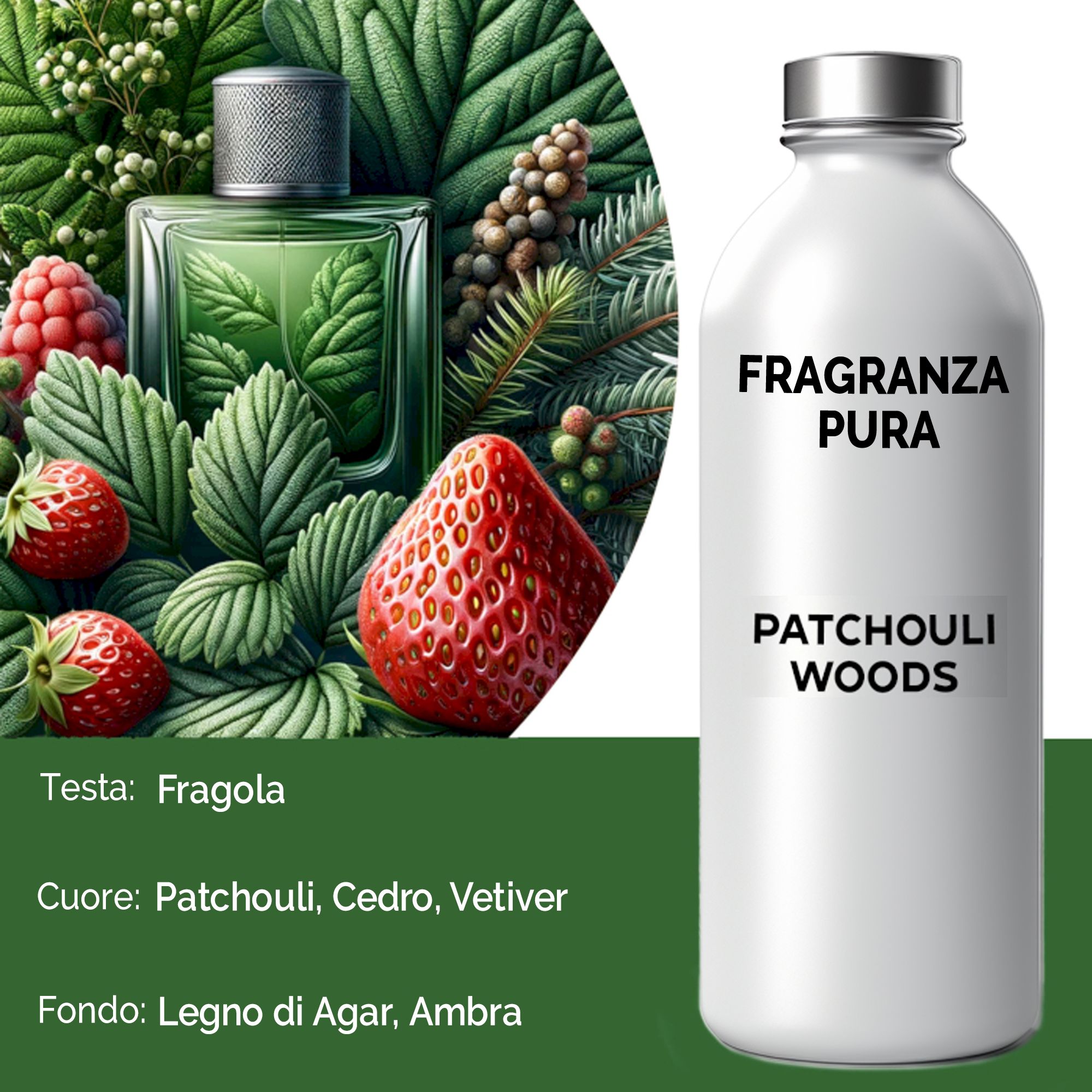 Fragranza Pura - Legno di Patchouli - 500g