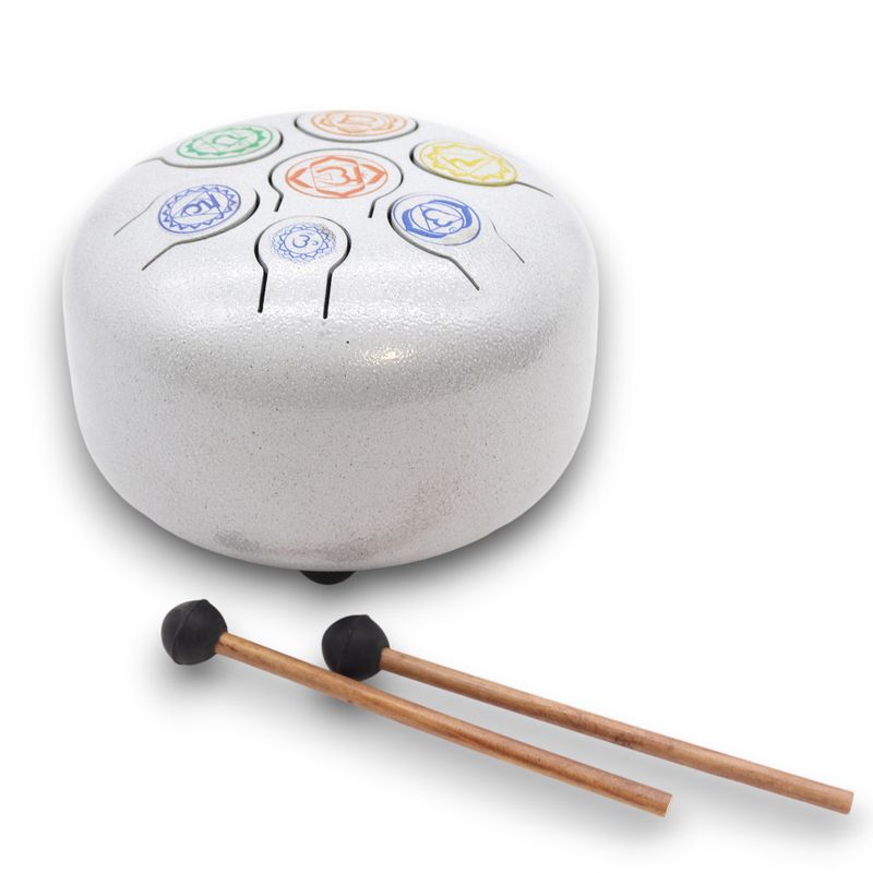 Метален Барабан Happy Drum 7 Чакри - 17x13 см