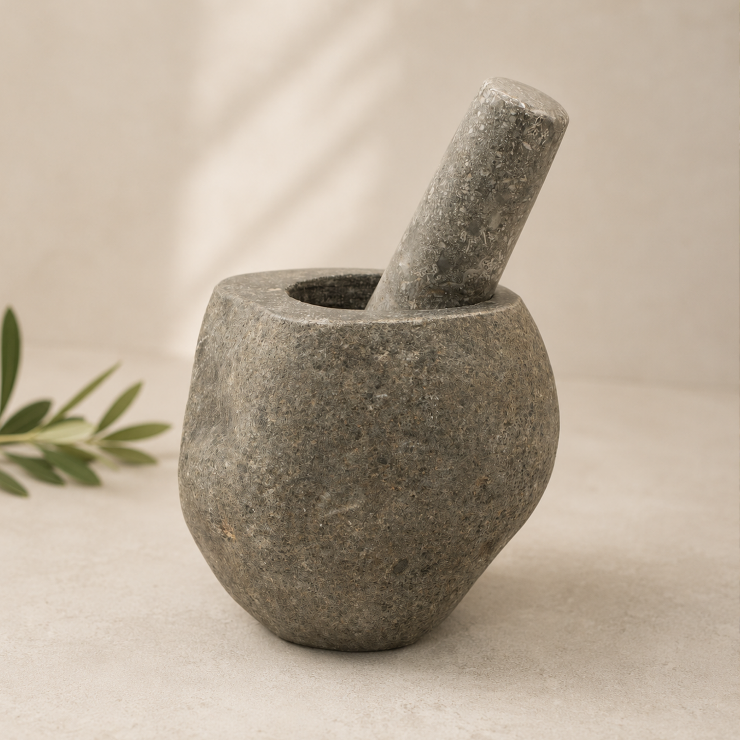 Natural Riverstone Pestle & Mortars