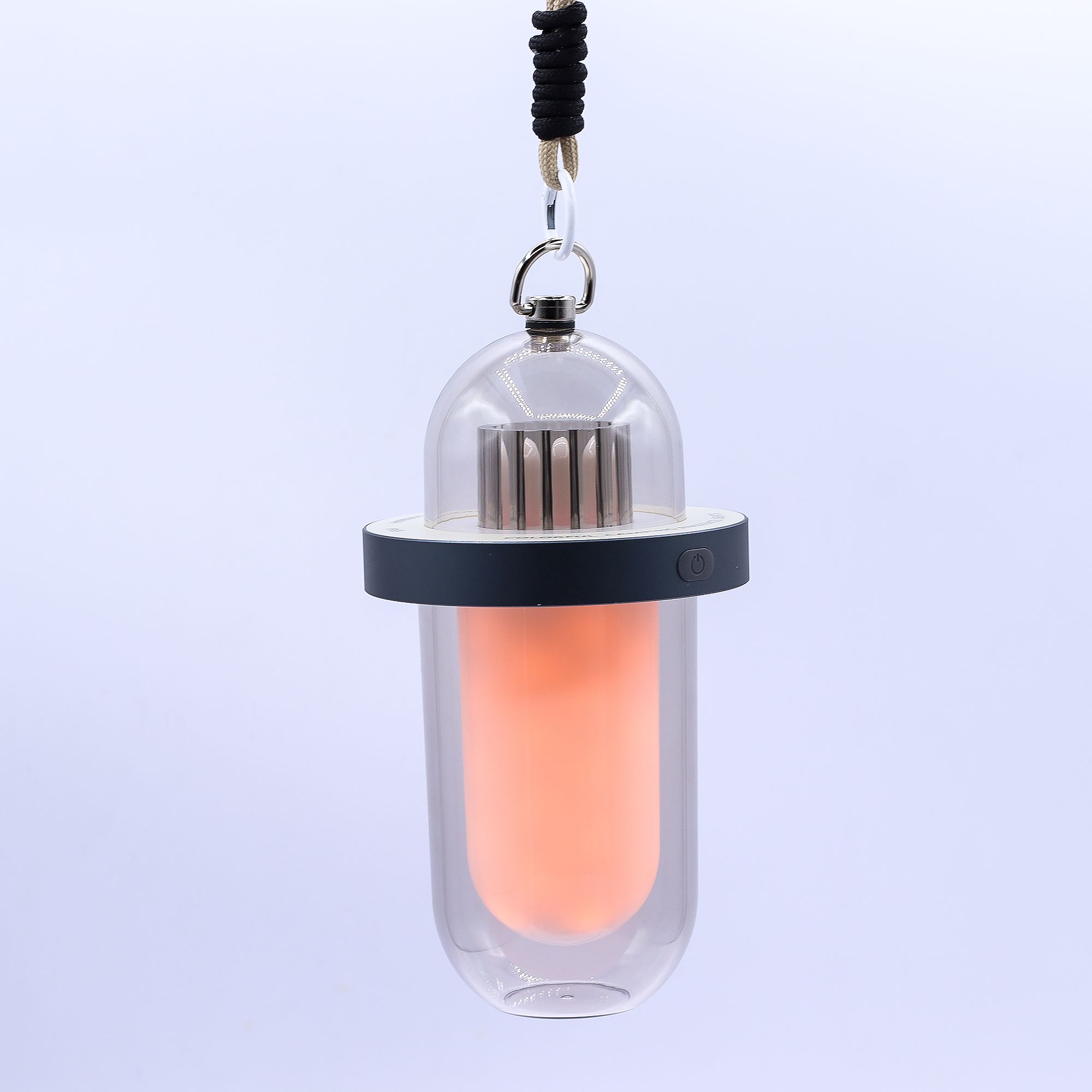 Utomhuslampa med Flammeffekt – Vit - USB-C Laddningsbar - Multifärg