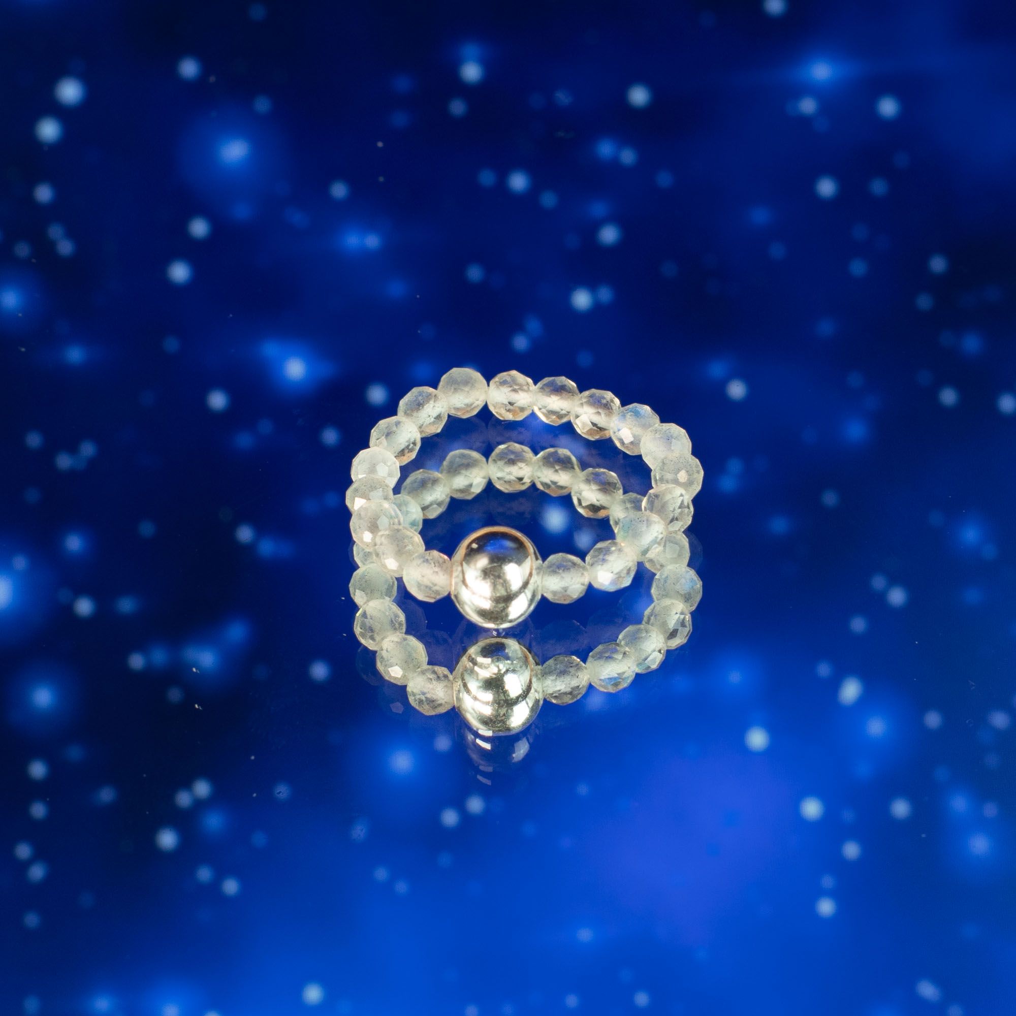 Nymph Spirit set prstenja s prirodnim kamenjem - Northern Lights