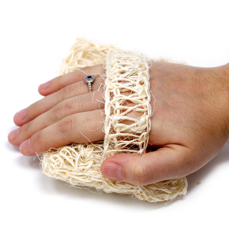 Gants Exfoliants Sisal - Coussin Exfoliant Doux