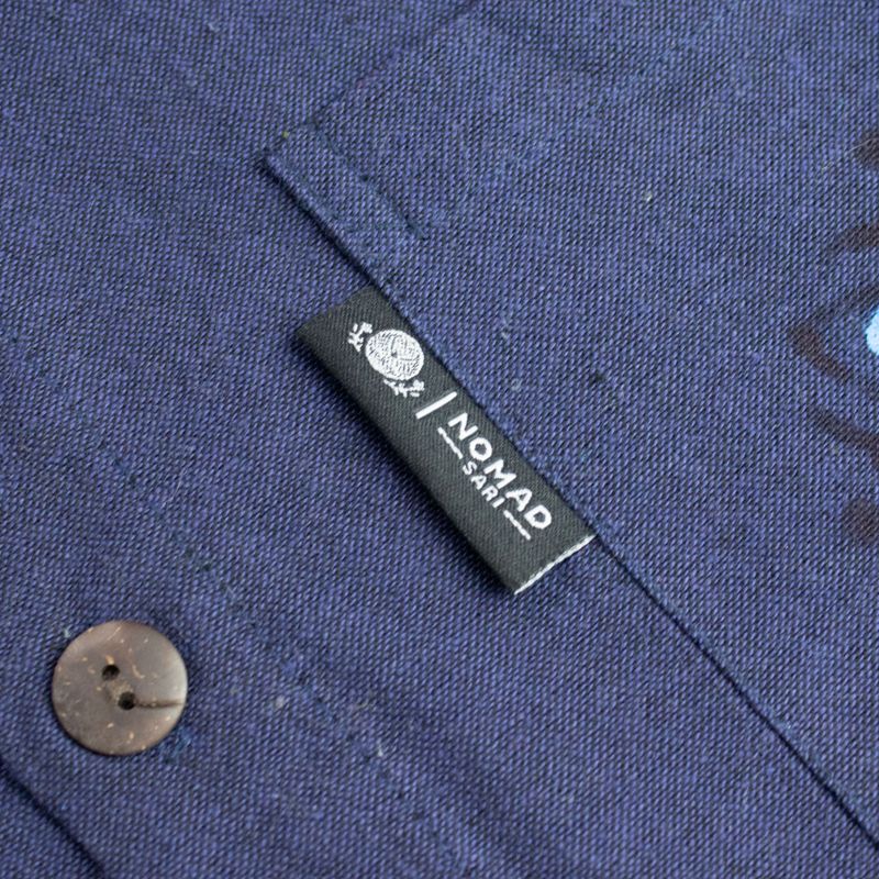 Nomad Sari Kathmandu Camisa - Índigo - XL