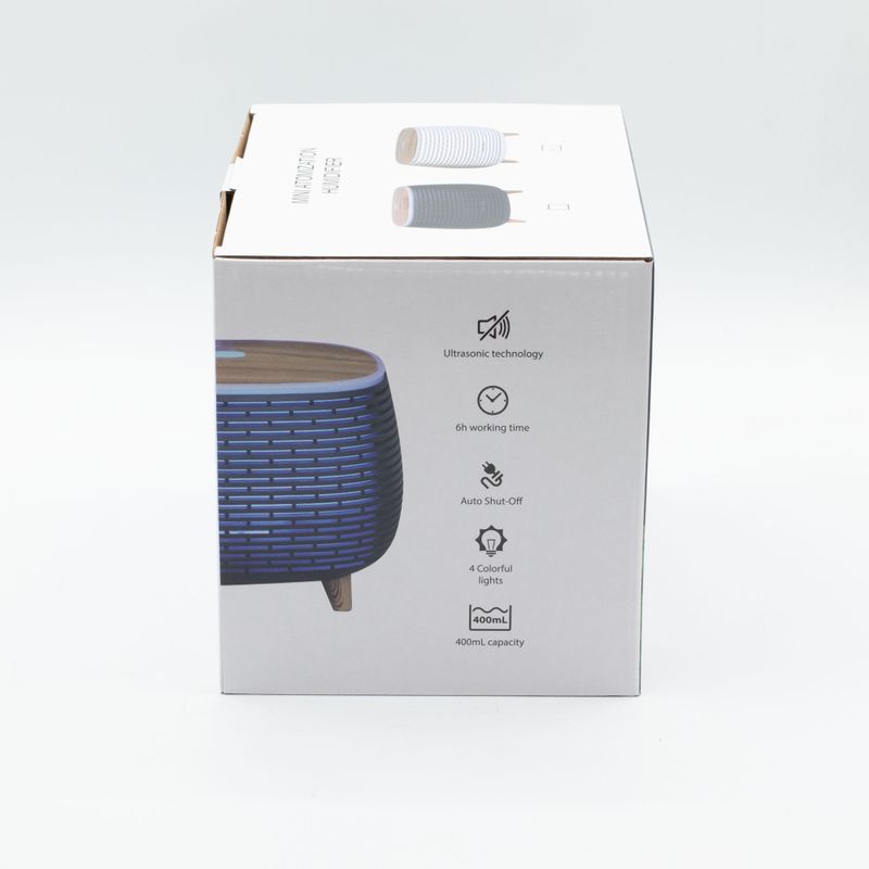 Аромадифузор Футуристичний Ребристий - USB, Зміна Кольору, Пульт ДК