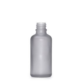 100ml Skleněná Láhev z Matně Šedého Skla - Bez Uzávěru