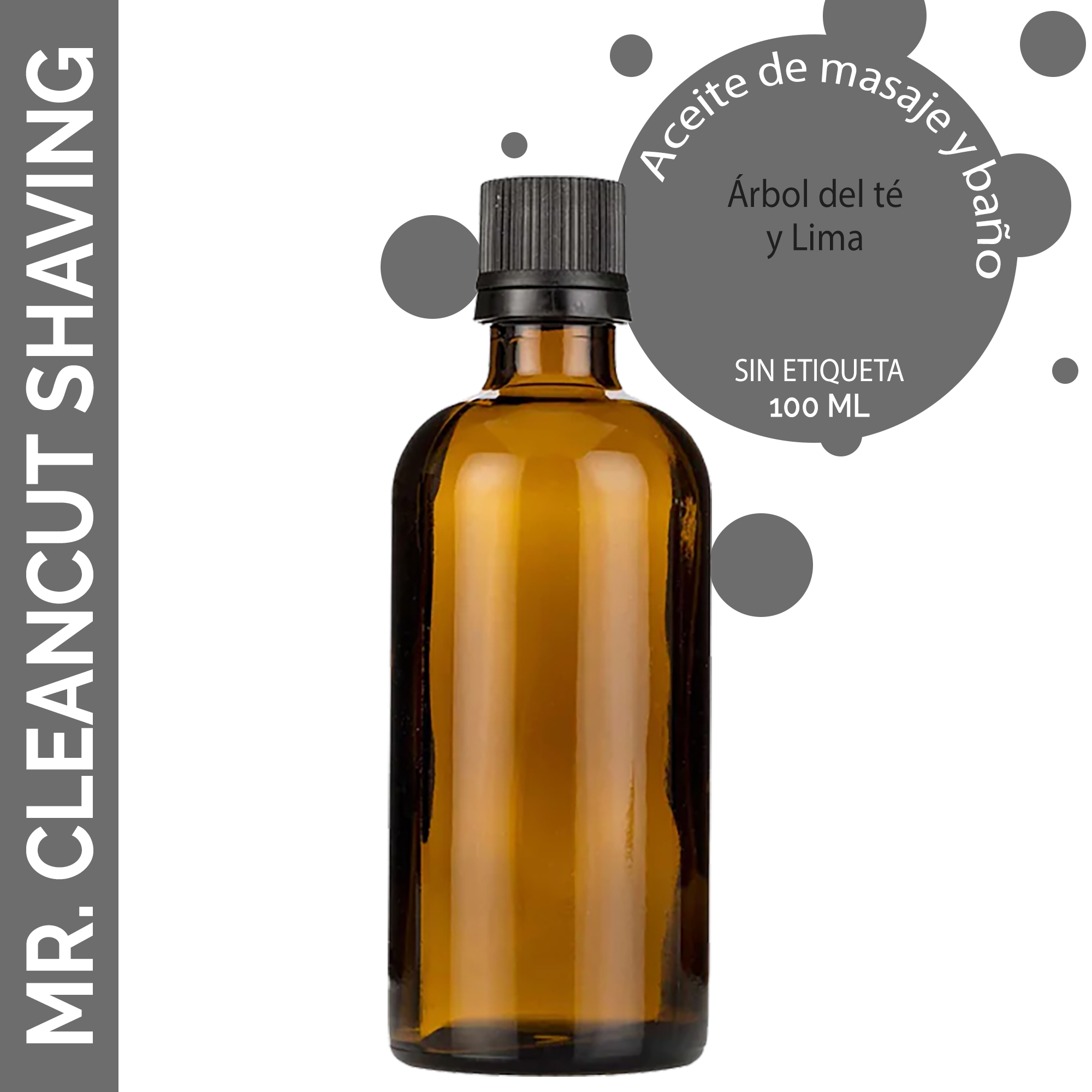 Aceite de Masaje - Mr Cleancut 100ml - Sin etiquetar