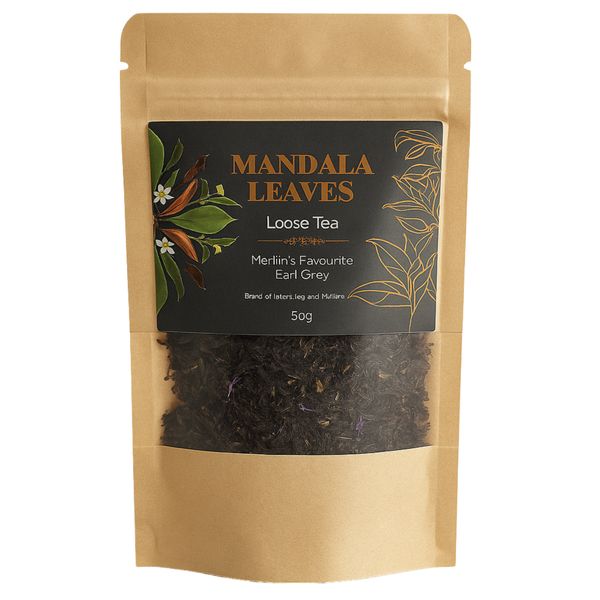 Chá Preto Mandala Leaves Earl Grey 50g