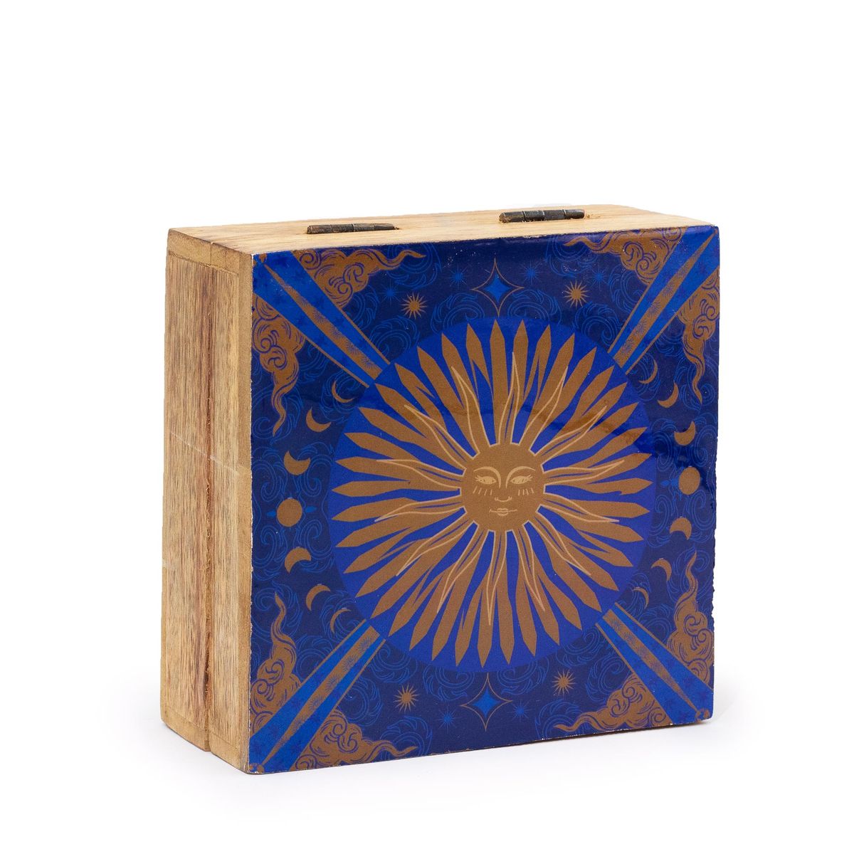 Caixa quadrada média 13,5 x 13,5 x 6 cm - Sol - HOPE HARE