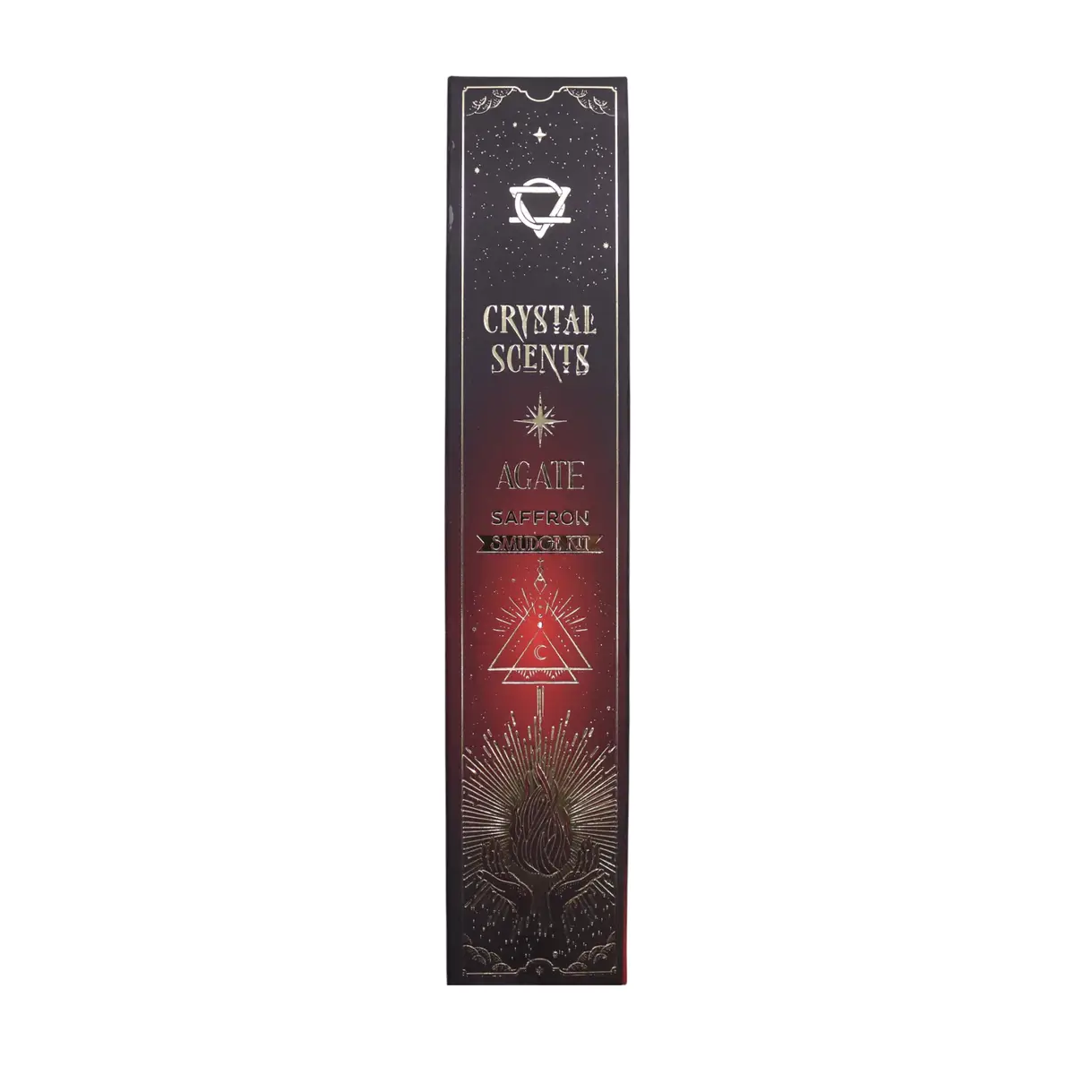 Red Agate Crystal Scents Smudge Incense - Saffron — Incense · GlowDuty apothecary