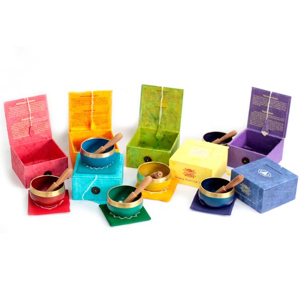 Taças Tibetanas tibetanos - set para presente