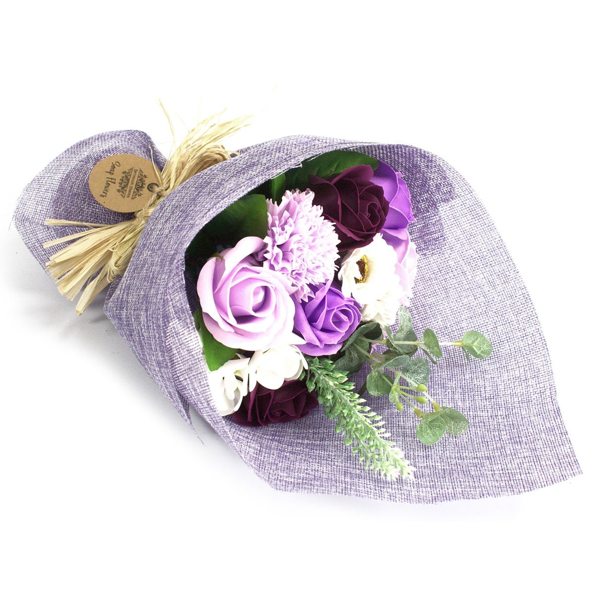 Ramo de Flores de Sabão - roxo