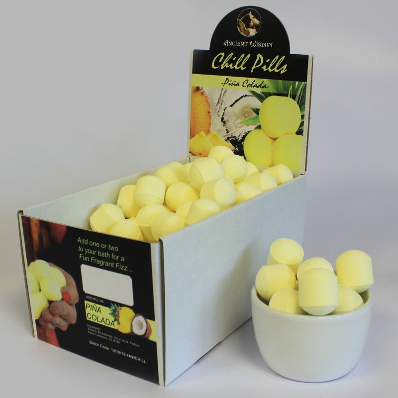 Minis boules de bain - Pinacolada