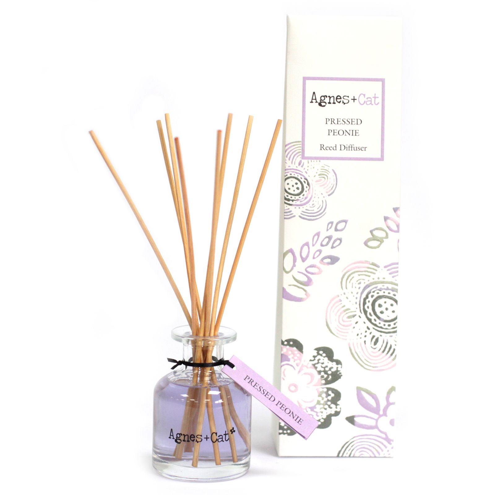Pressed Peonies 140ml Reed Diffuser - Powdery Floral Scent