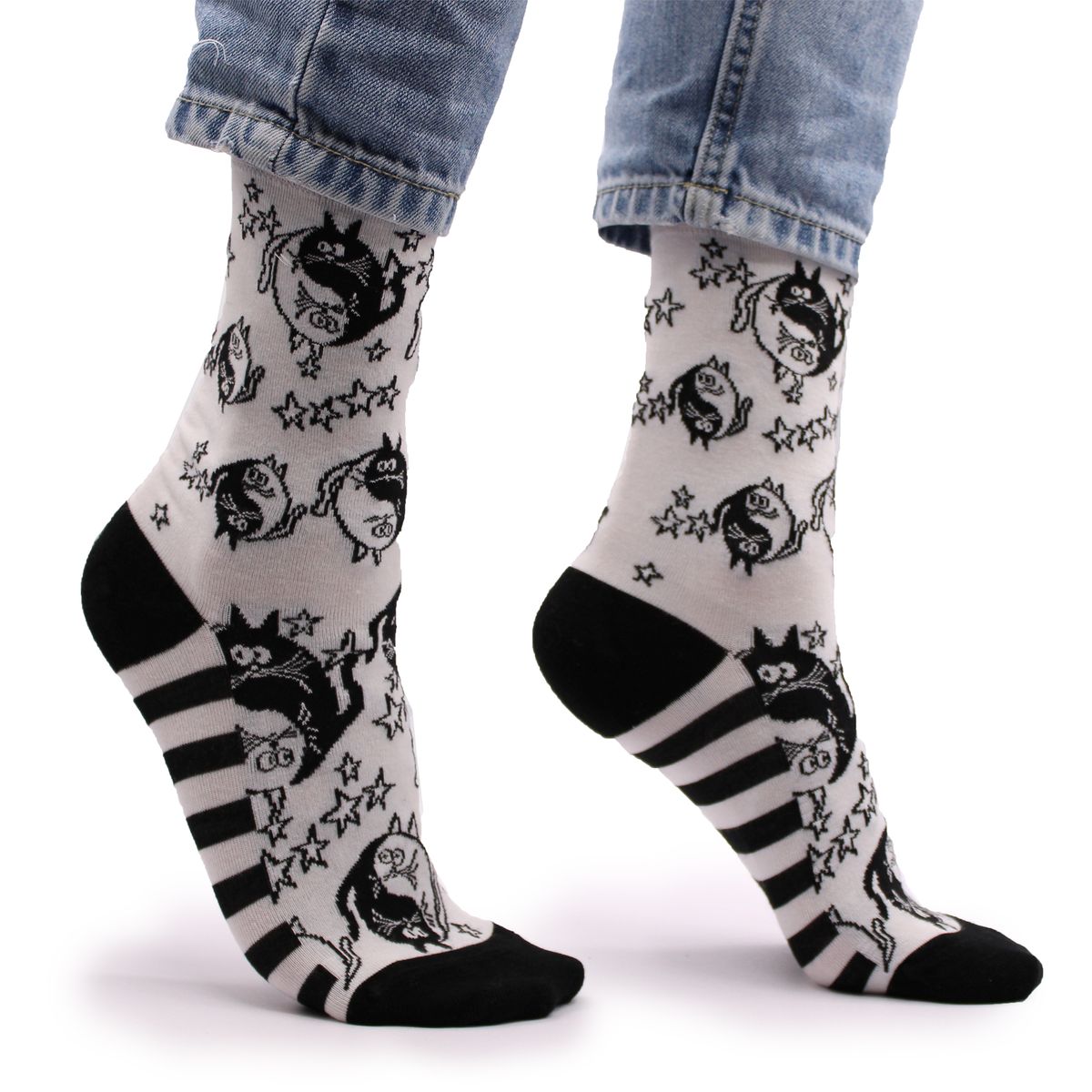 Meias de bambu Hop Hare (S/M) - Ying Yang