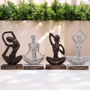 Figuras de Yoga de Madera