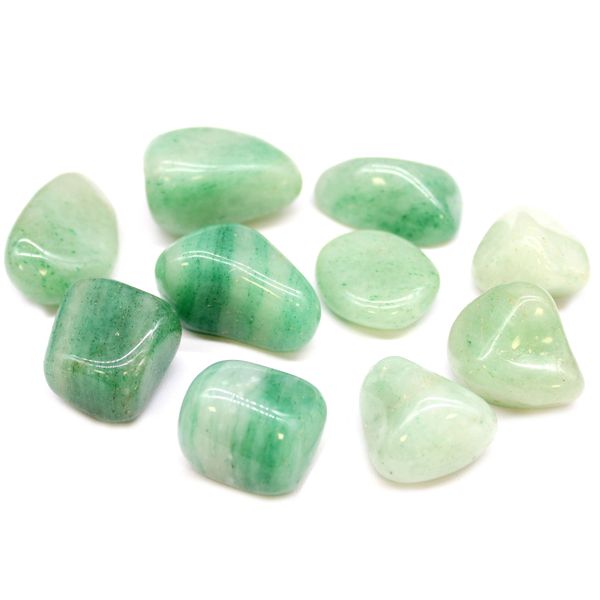 Pack of 18 XL Tumble Stones - Aventurine Xtra Light