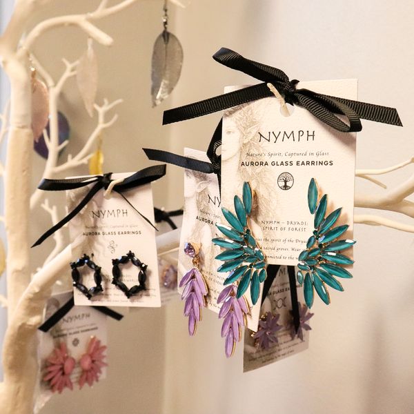 Pendientes de Cristal Ninfa Aurora