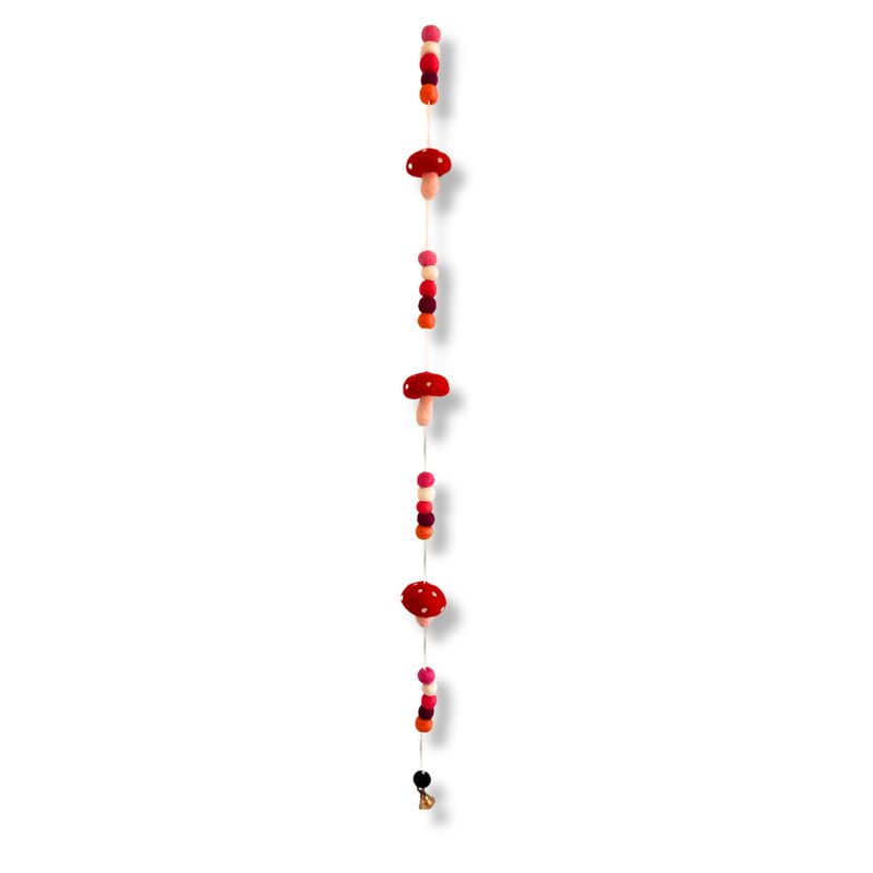 Felt Wall Hanging  - Redtop Mushrooms