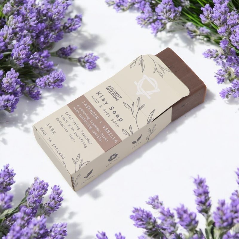 Savon à l'argile - Lavande & Vanille